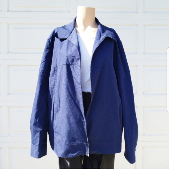 London Fog Blue Waistcoat - Picture 1 of 4